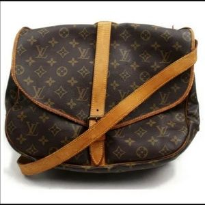 LOUIS VUITTON Monogram Saumur 35 GM